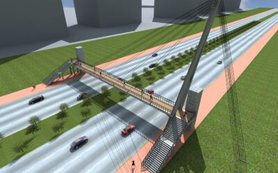 Airport Protocol Road Steel Pedestrian Overpasses (11 Different Locations)