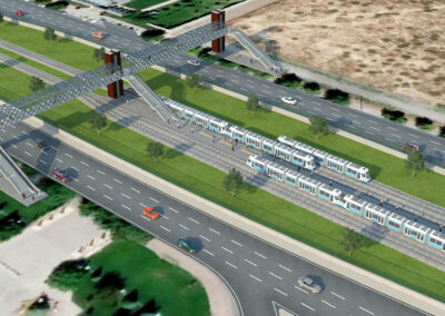 Selçuklu Municipality, New Bus Terminal and Existing Bus Terminal Pedestrian Overpasses